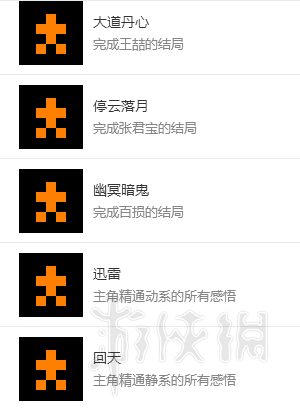 《河洛群侠传》成就奖杯解锁条件汇总 已经成就有哪些？ 8