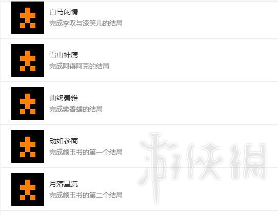 《河洛群侠传》wegame成就有哪些？wegame版全成就一览 5