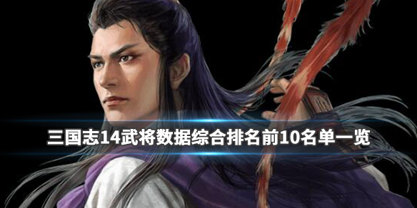 《三国志14》武将数据综合排名前10名单一览 武将数据谁最强？ 1