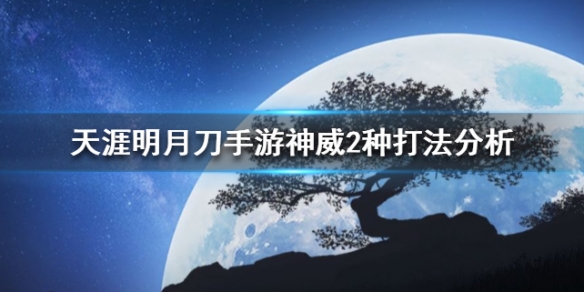 《天涯明月刀》神威2种打法分析 神威2种套路技能讲解 1