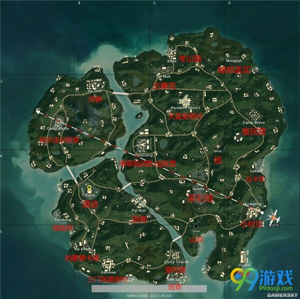 绝地求生4x4地图哪里资源多 绝地求生4x4地图资源分布攻略 2