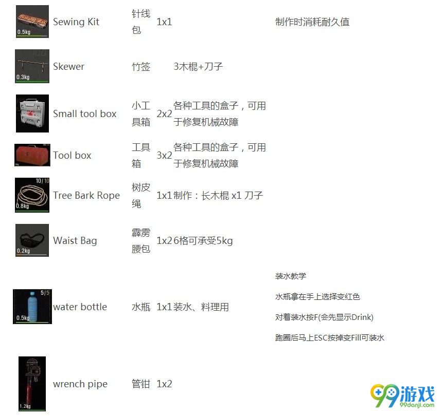 人渣SCUM全工具是怎么做的 人渣SCUM全工具制作攻略一览 3